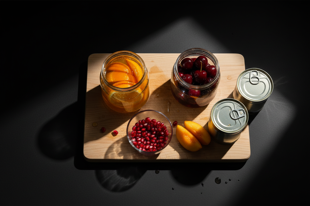 Переглянути консервацію з фруктів