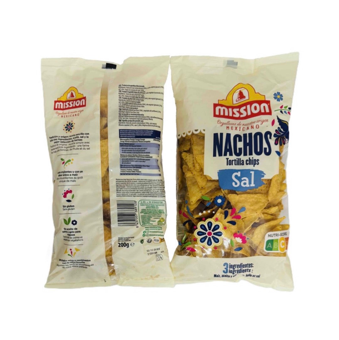 Чіпси кукурудзяні з сіллю MISSION Nachos Tortilla Chips Sal