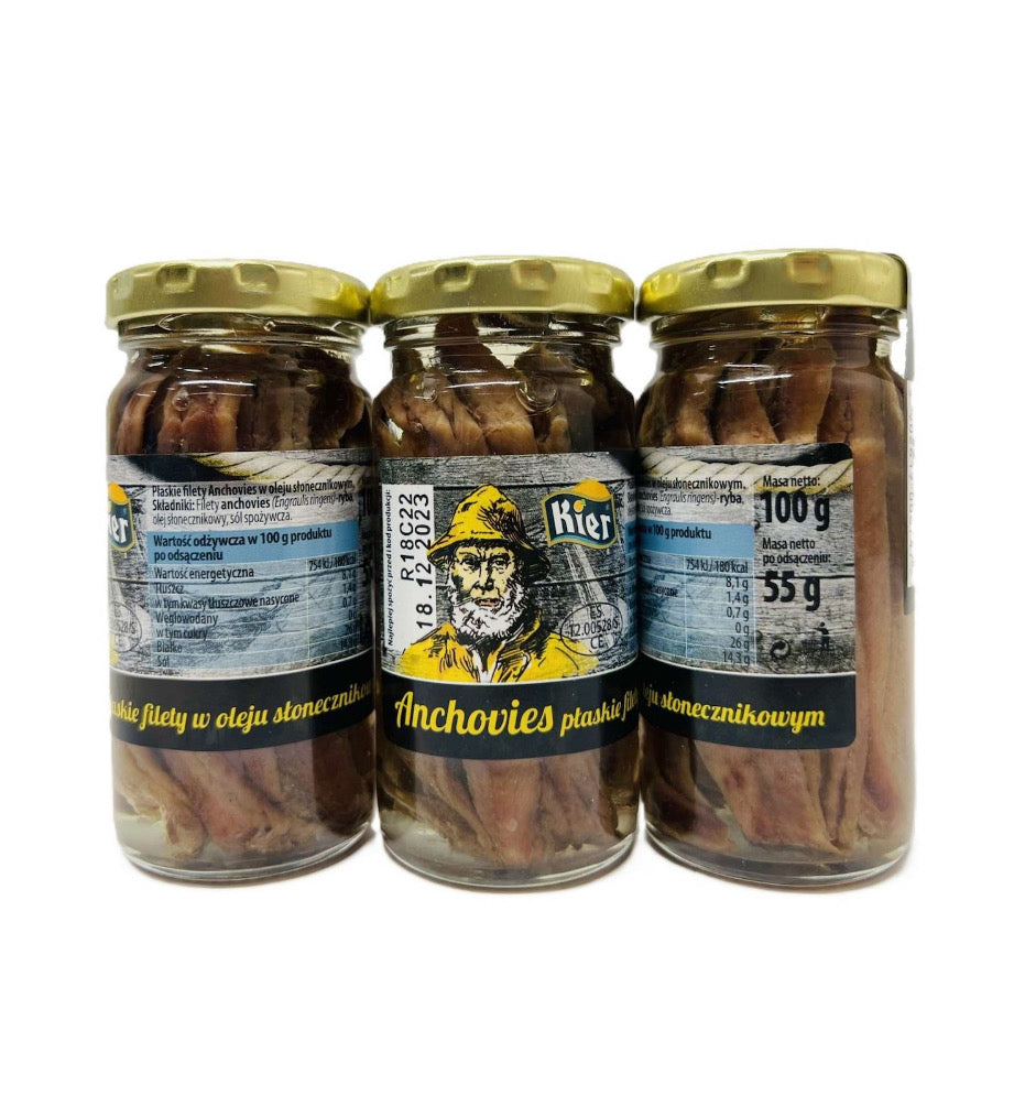 Анчоуси в олії KIER. Filetti di Alici