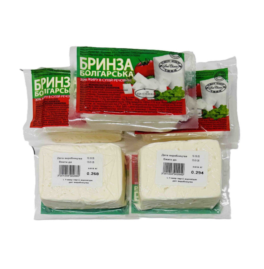 Сир Бринза Болгарська 30% НАК
