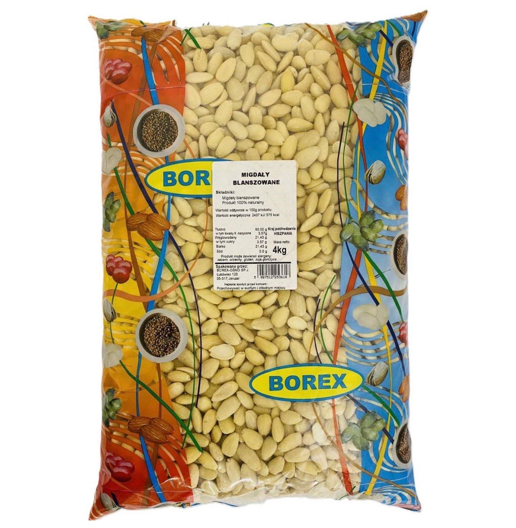 Горіхи мигдаль очищений BOREX Blanched almonds