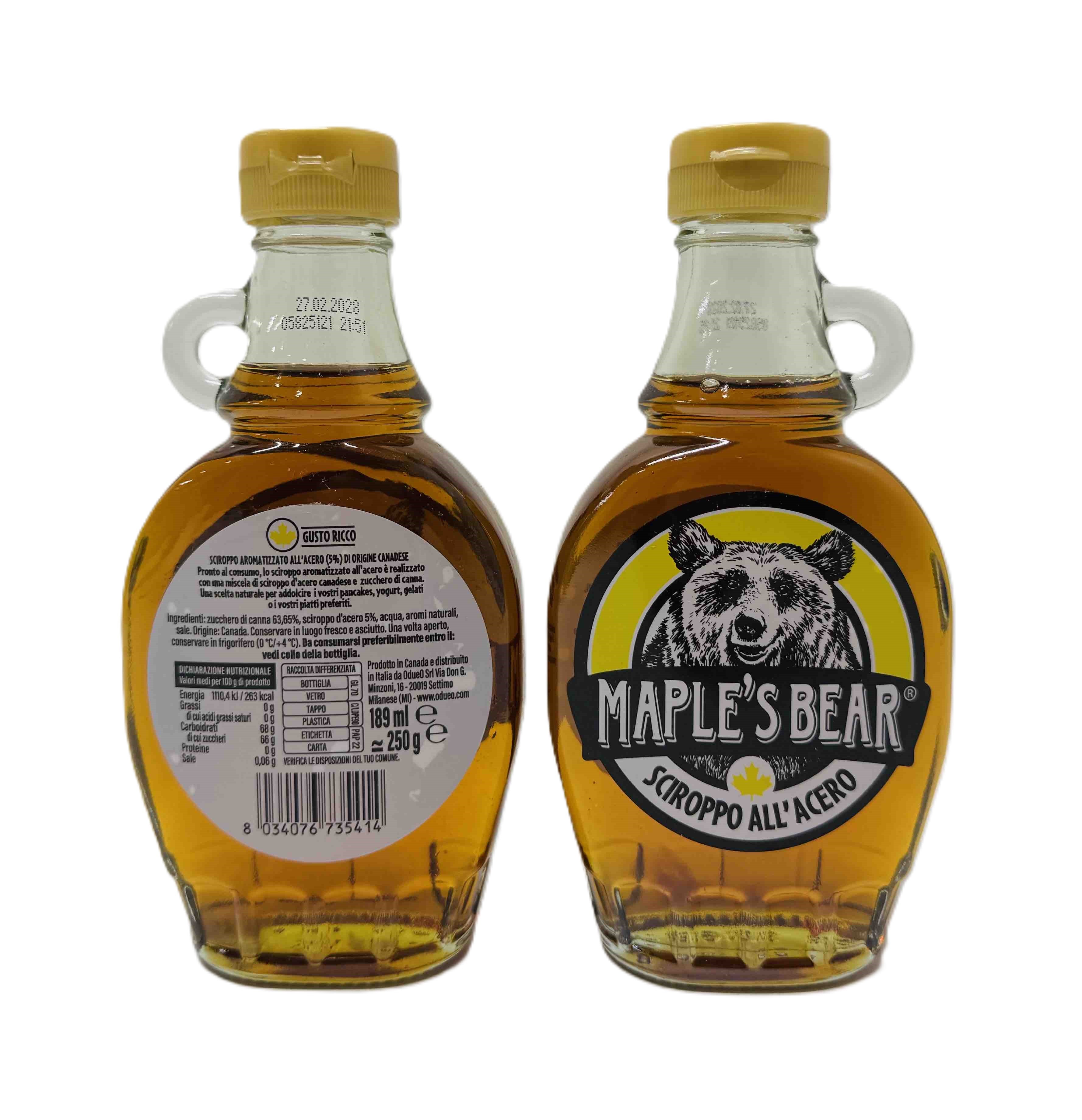 Сироп кленовий MAPLE`S BEAR Sciroppo All Acero