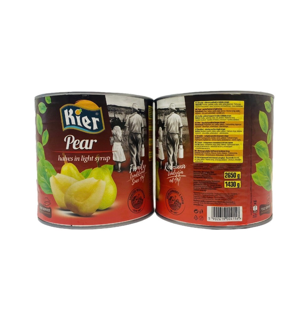 Грушa половинки у сиропі KIER Pear halves in syrup