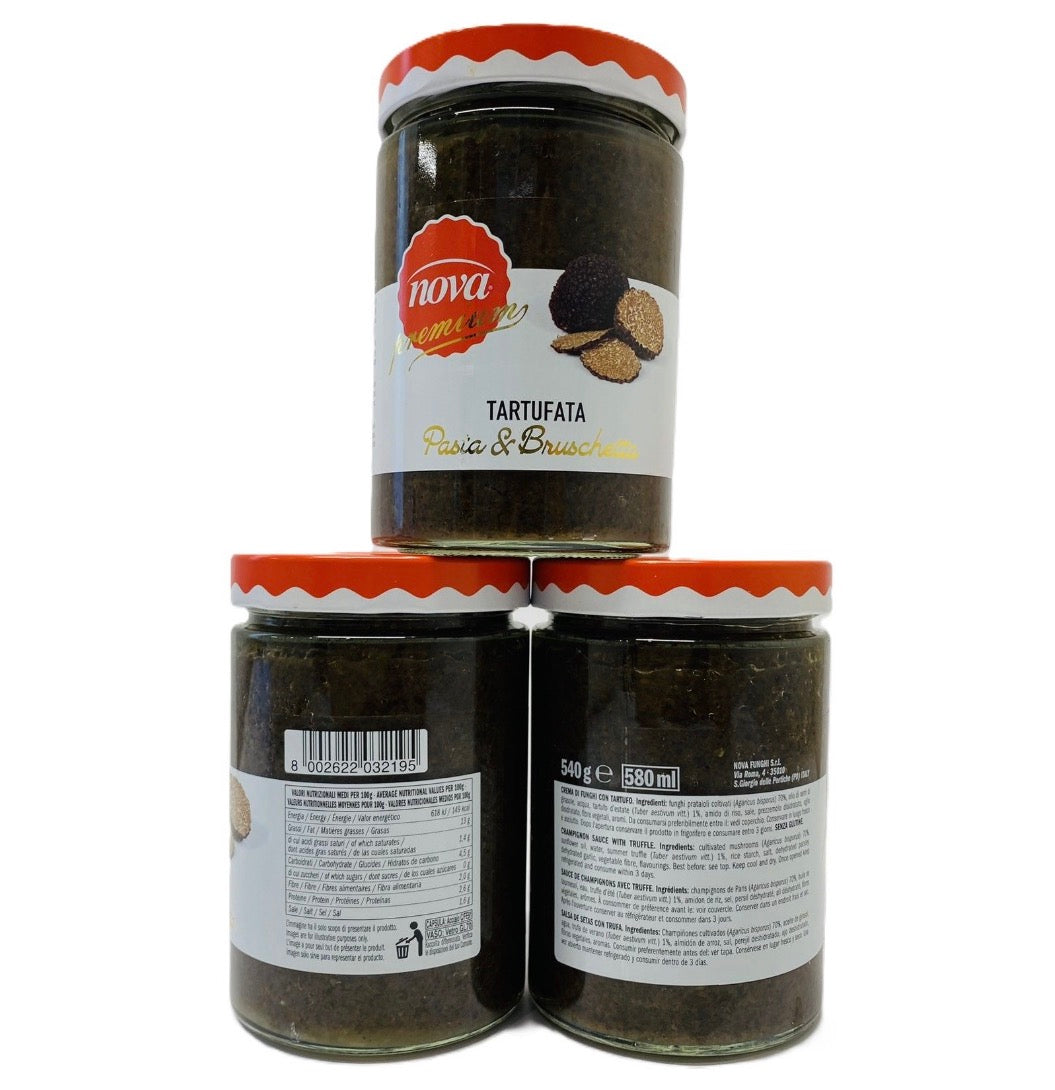 Крем із чорними зимовими трюфелями NOVA PREMIUM Tartufata Pasta & Bruschetta