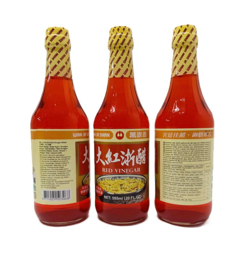 Оцет рисовий червоний WAN JA SHAN Red Vinegar