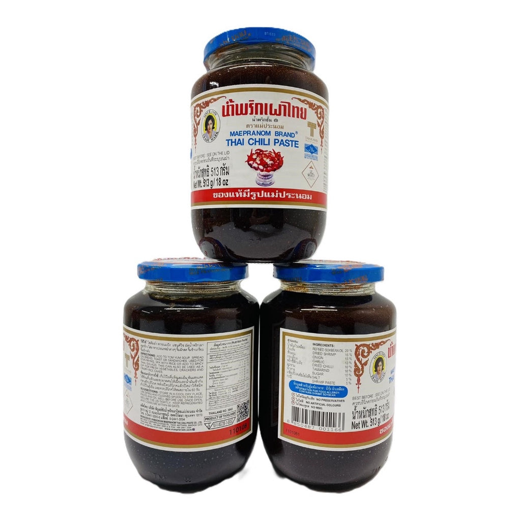 Паста Чилі, тайська MAEPRANOM BRAND Thai Chili Paste 513грам