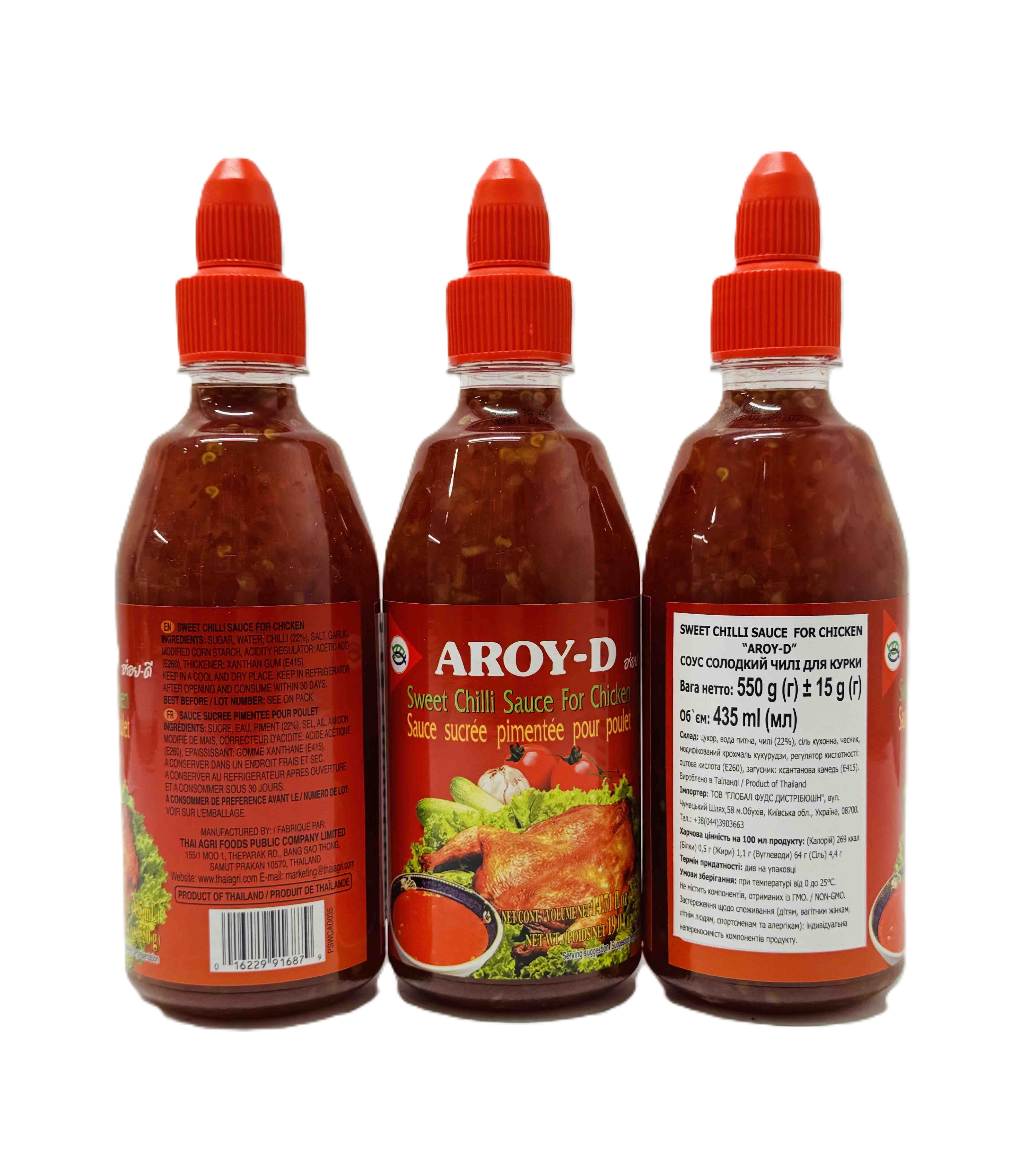 Соус гостро-солодкий AROY-D Sweet Chilli Sauce