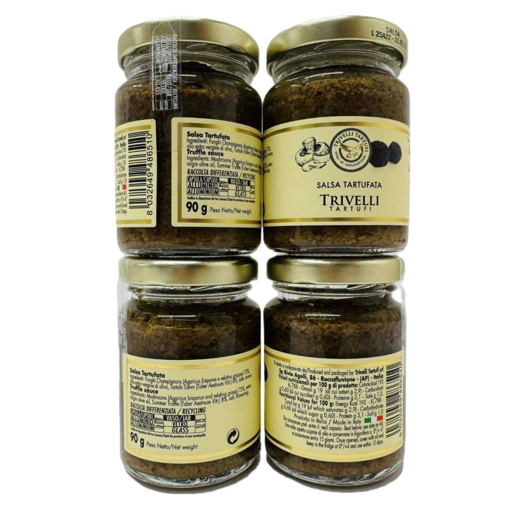 Крем із чорними зимовими трюфелями TRIVELLI TARTUFI Salsa Tartufata