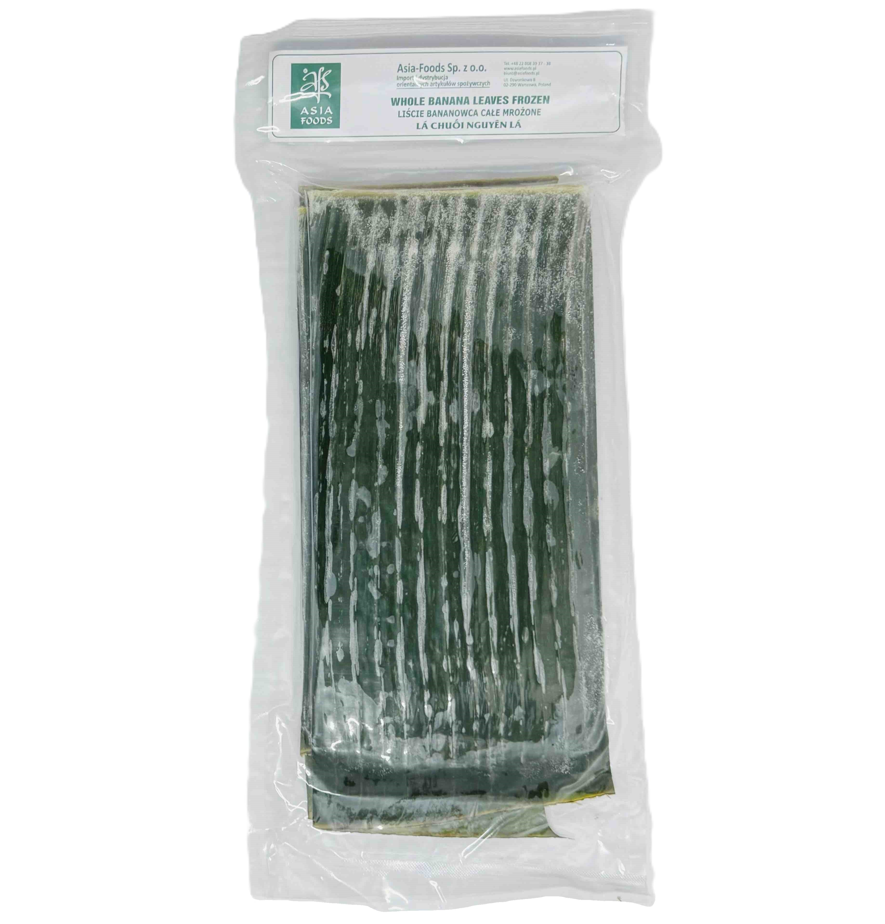 Листя бананове заморожене ASIA FOODS Whole Banana Leaves Frozen