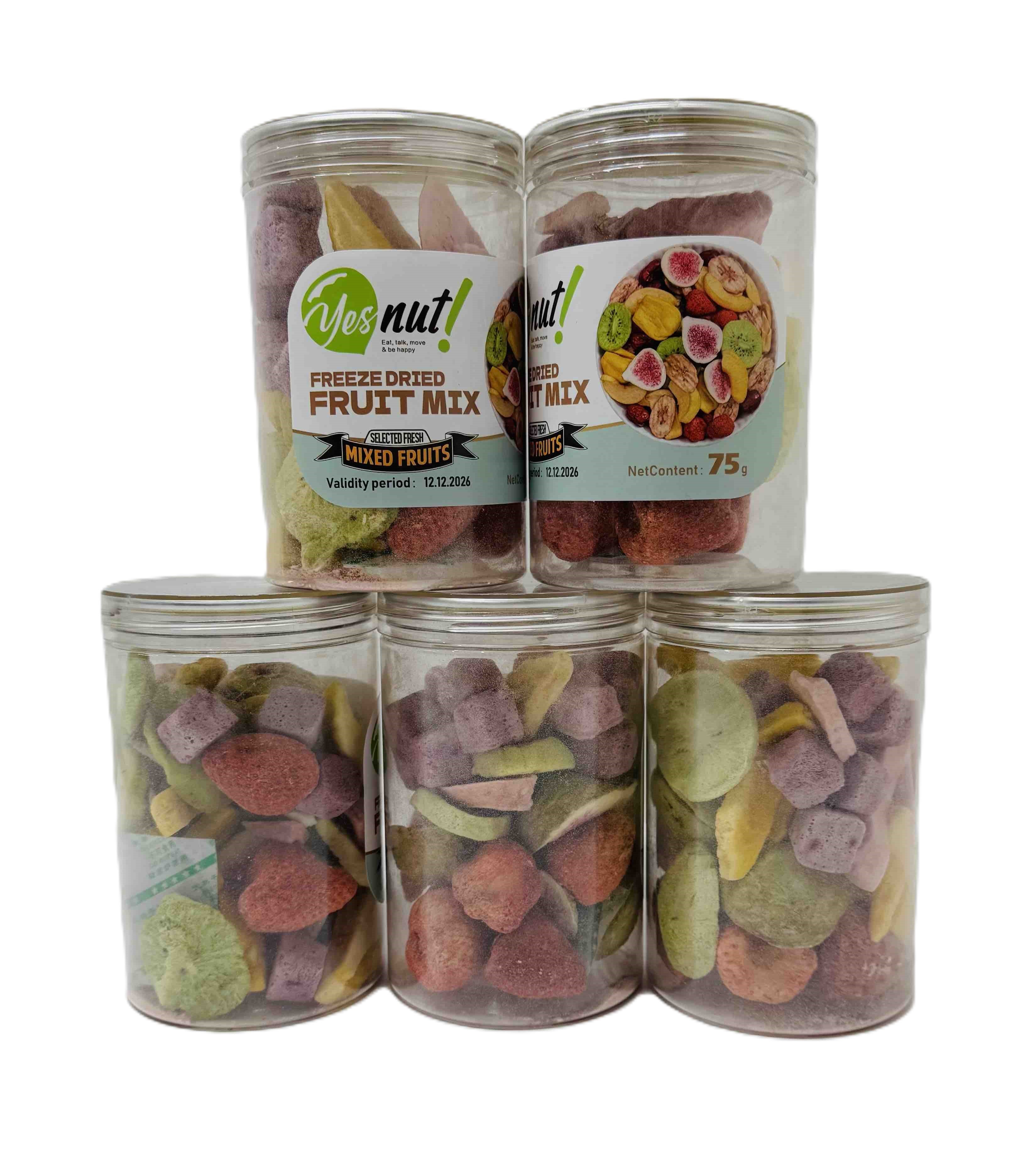 Ягоди фрукти сублімовані YES NUT! Freeze dried Fruit mix