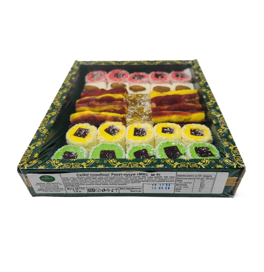 Рахат-Лукум СХІДНІ СОЛОДОЩІ Мікс №4 1кг