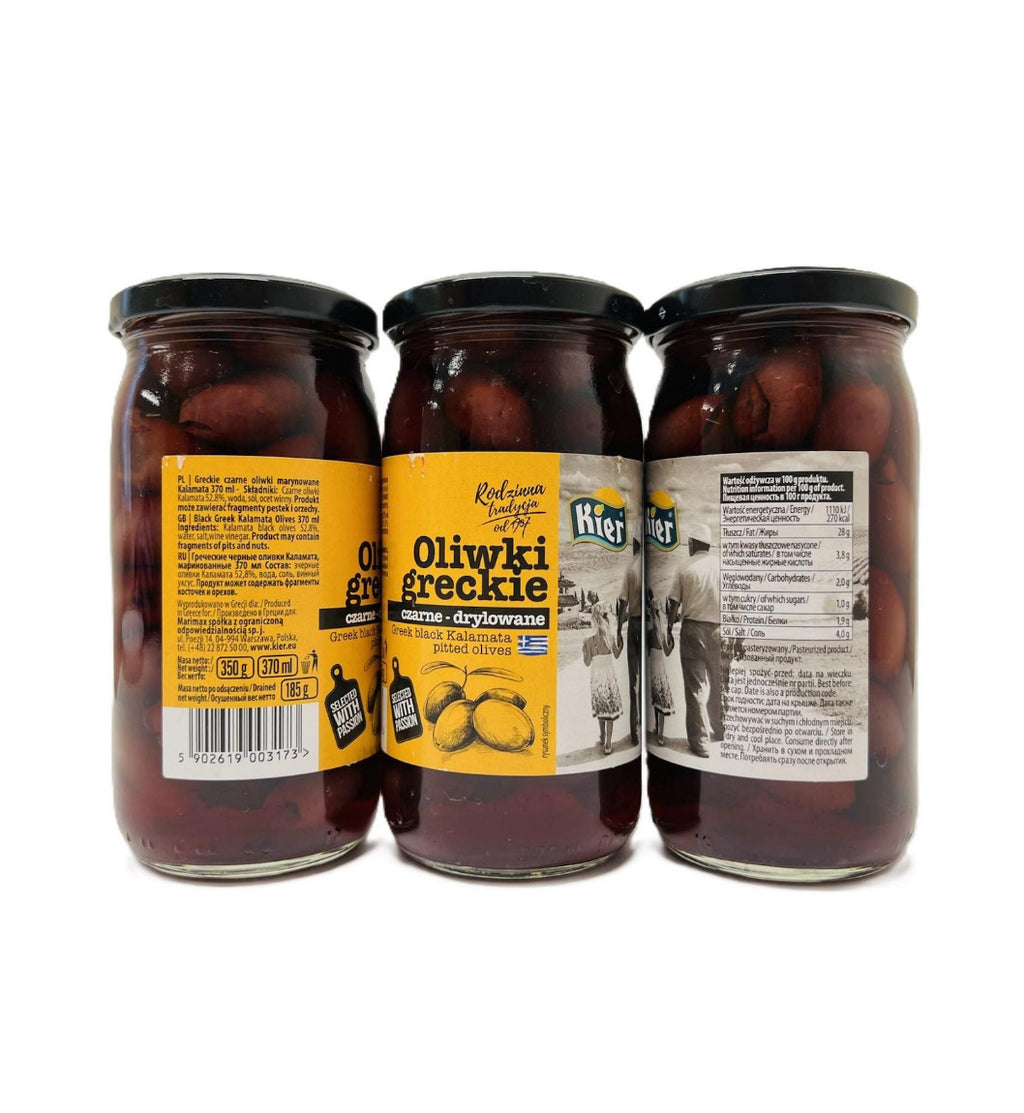 Оливки Каламата KIER Kalamata Greek pitted Olives