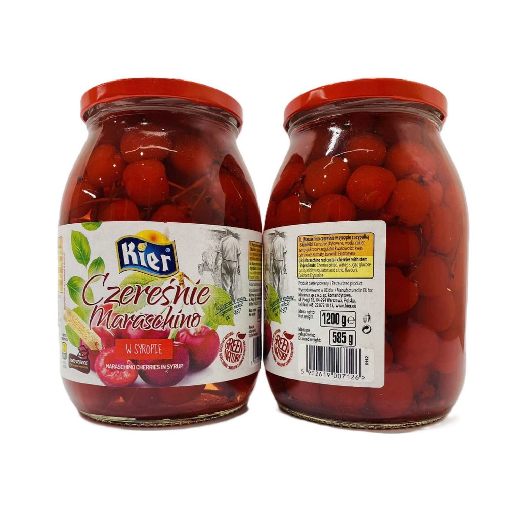 Вишня мараскінова червона KIER Marashino Cherries