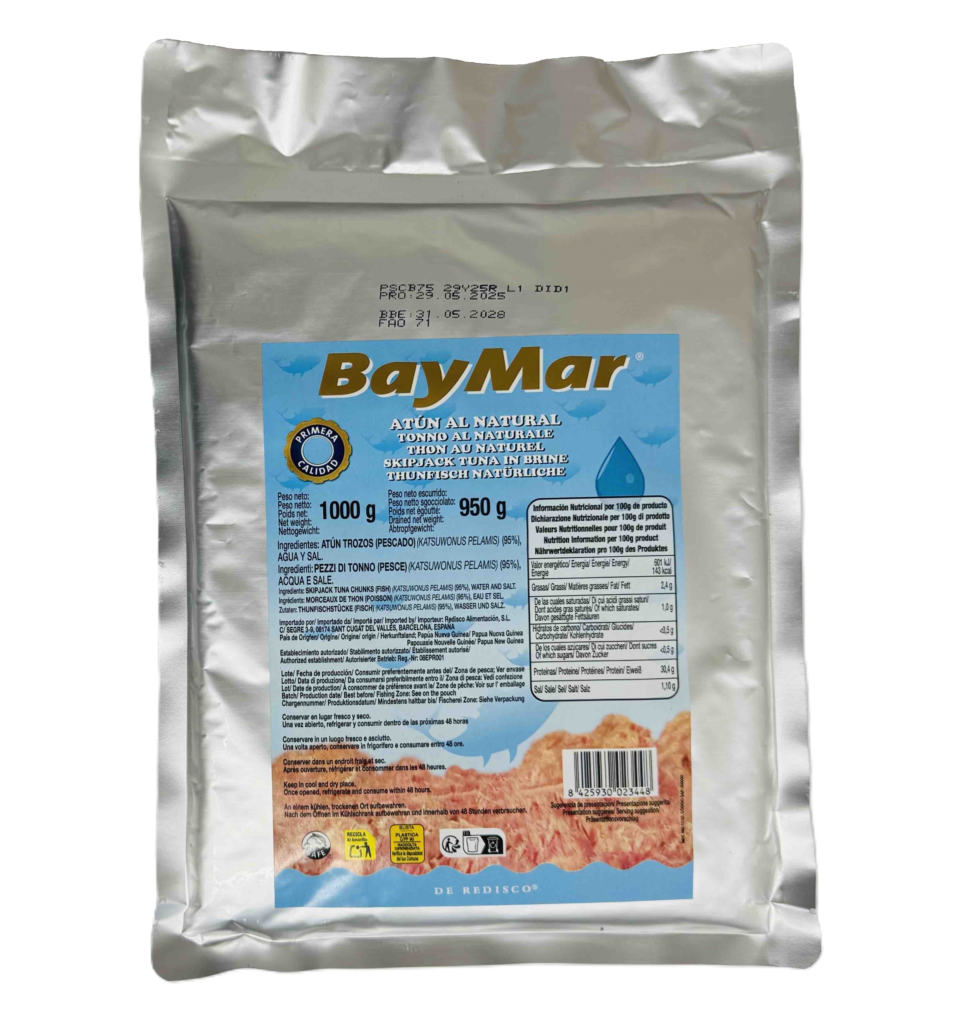 Тунець у власному соку BAY MAR Skip Jack Tuna in brine