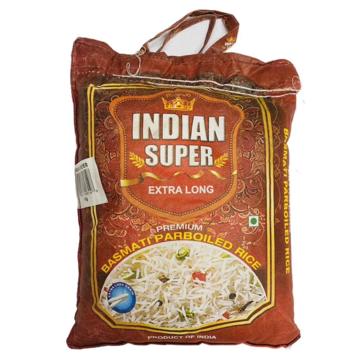 Рис басматі INDIAN SUPER Premium Basmati parboiled rice - KLIKAVKA