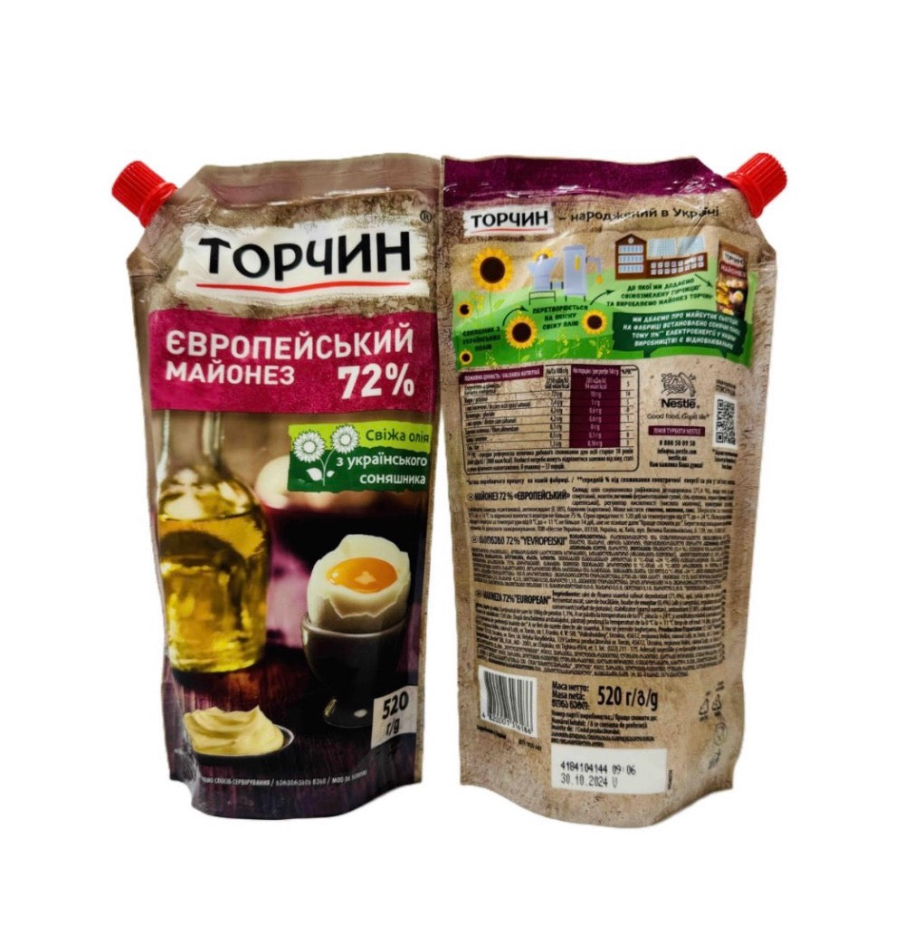 Майонез 72% ТОРЧИН Європейський