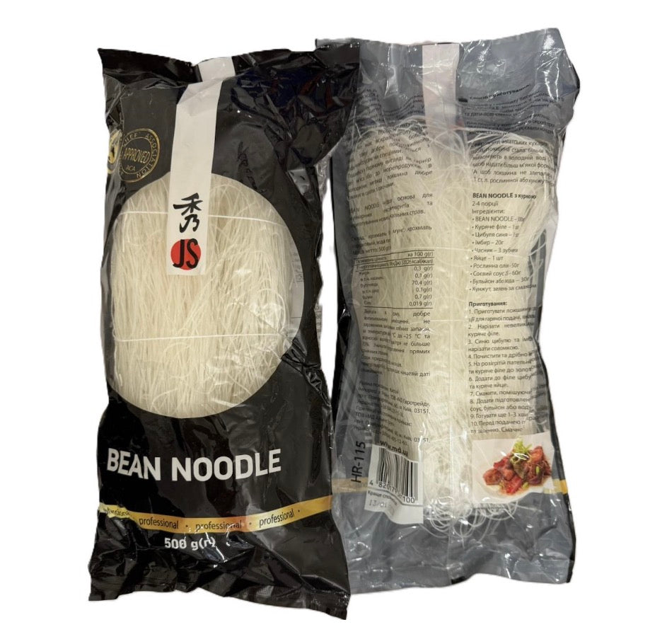 Локшина бобова прозора нитка довга JS Bean Noodle