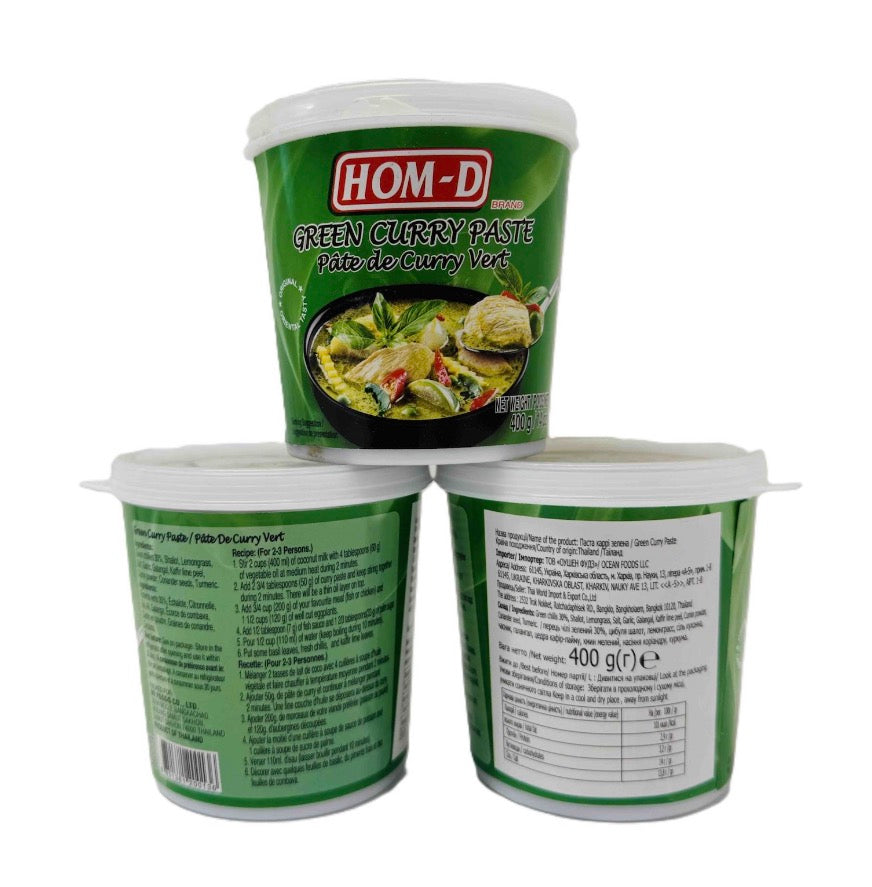 Паста Каррі зелена HOM-D Green Curry Paste