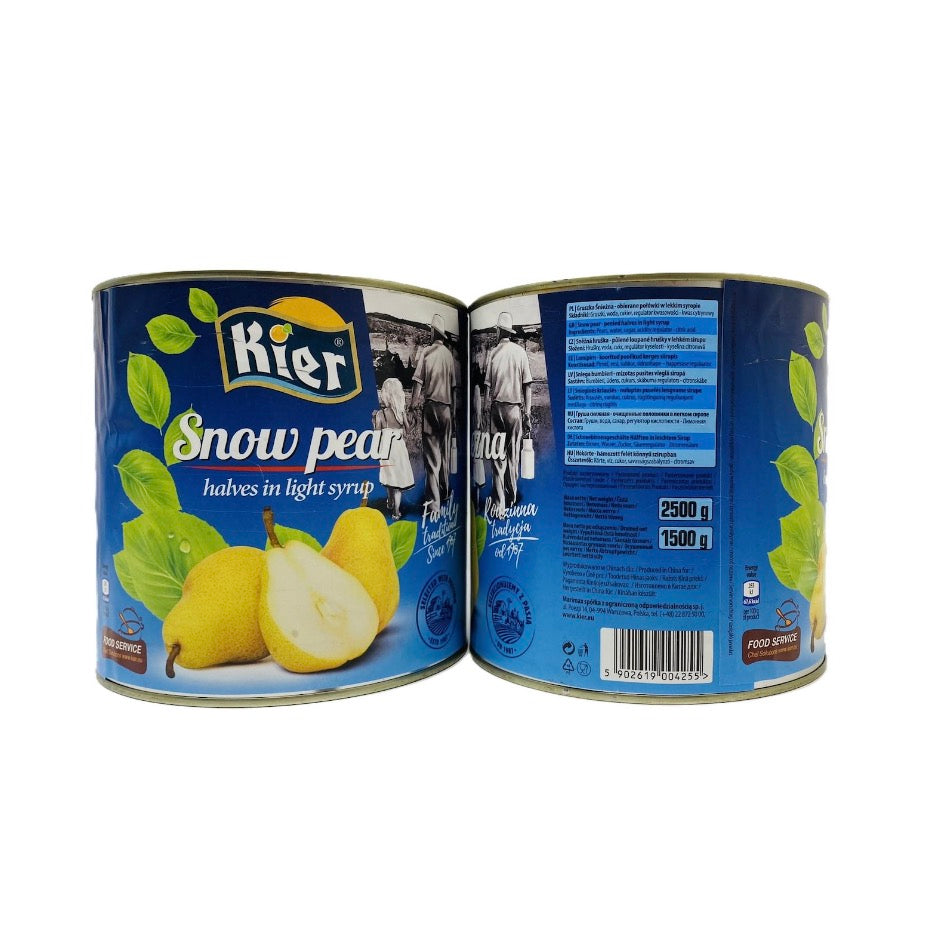 Грушa половинки у сиропі KIER Snow Pear halves in syrup