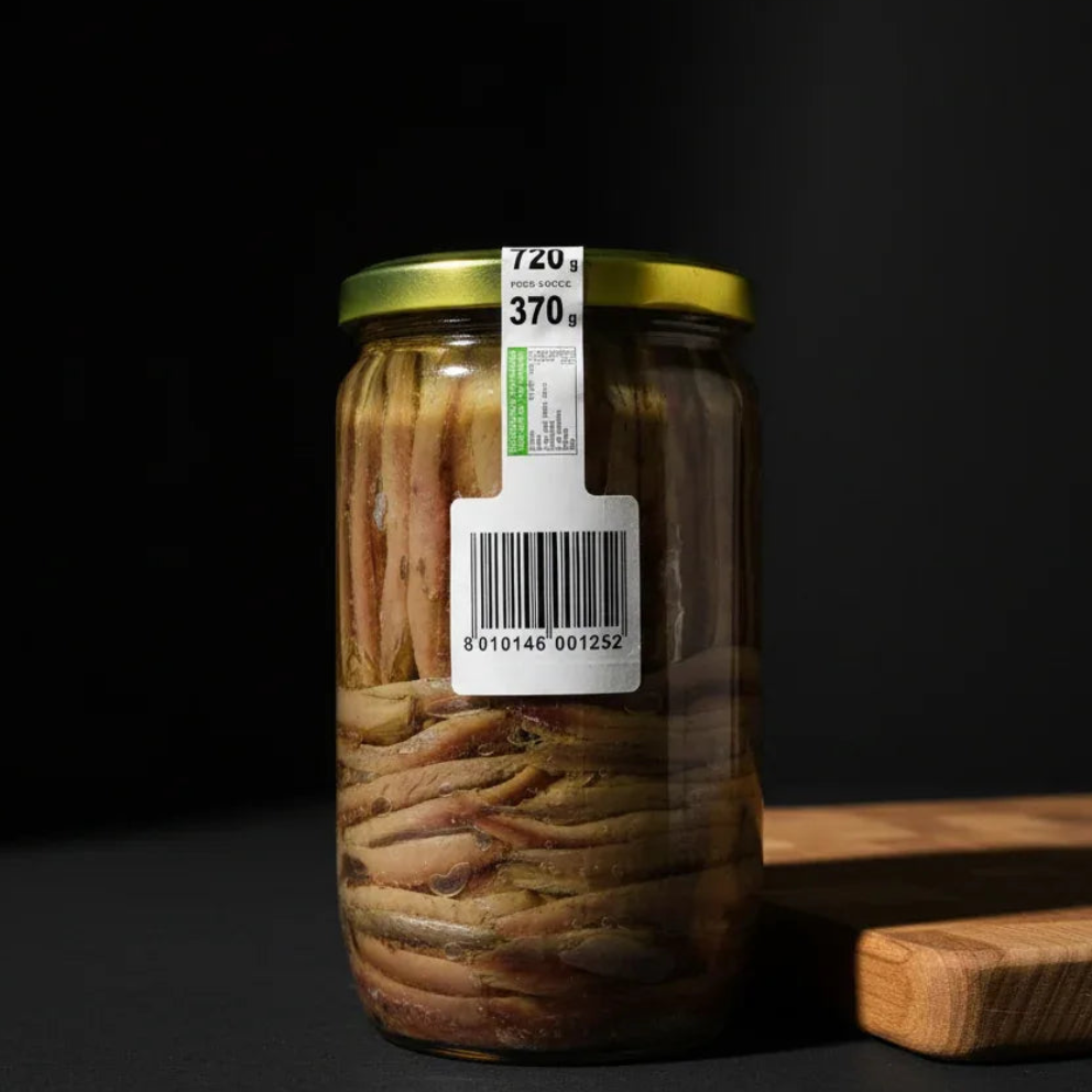 Анчоуси в олії VITTORIA. Filetti di Acciughe in olio di semi di girasole - KLIKAVKA