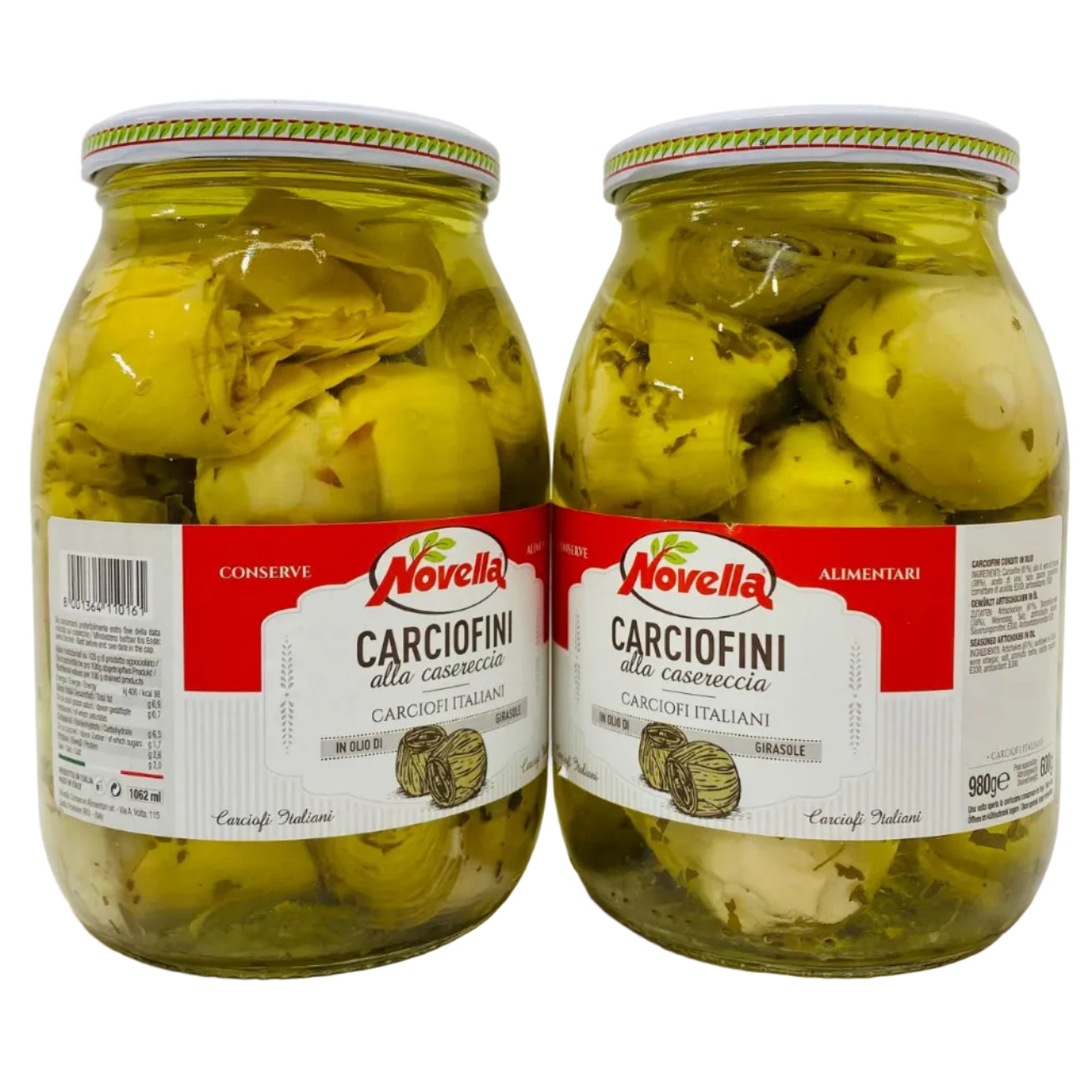 Артишоки цілі в олії NOVELLA Carciofini alla Casereccia - KLIKAVKA