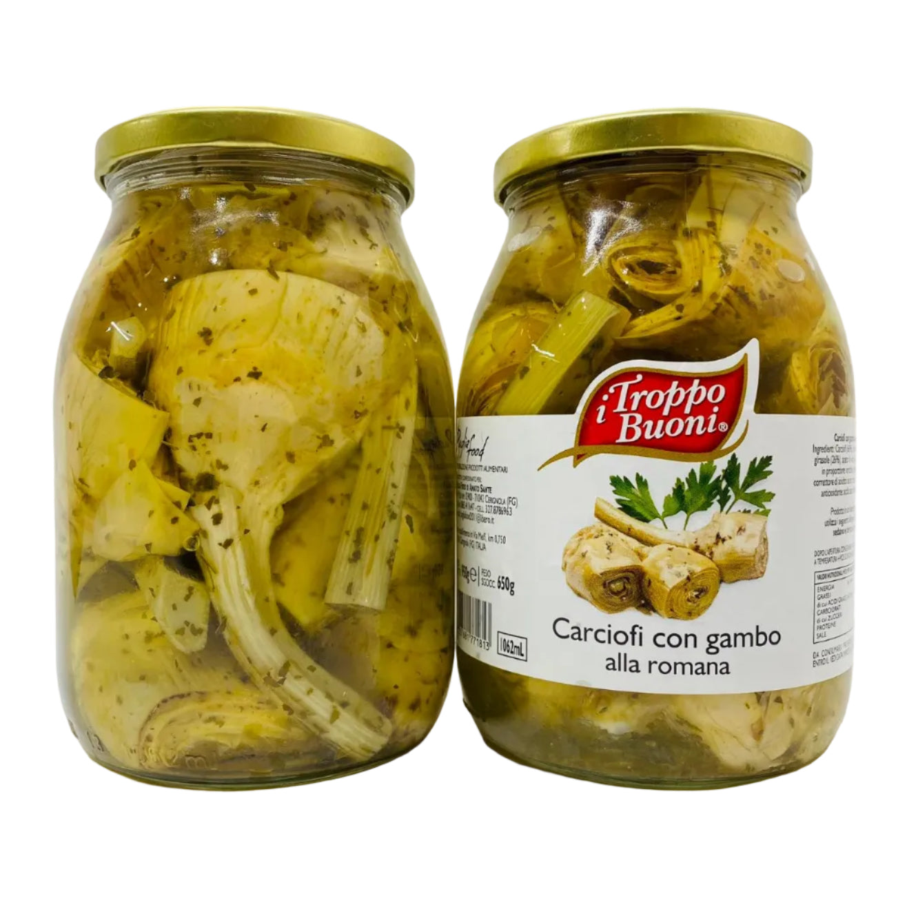 Артишоки з ніжкою в олії TROPPO I BUONI. Carciofi con gambo alla Romana - KLIKAVKA