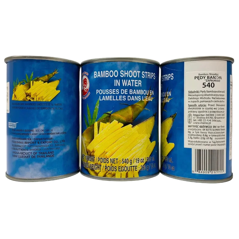 Бамбук маринований COCK BRAND Bamboo Shoot Strips in water - KLIKAVKA