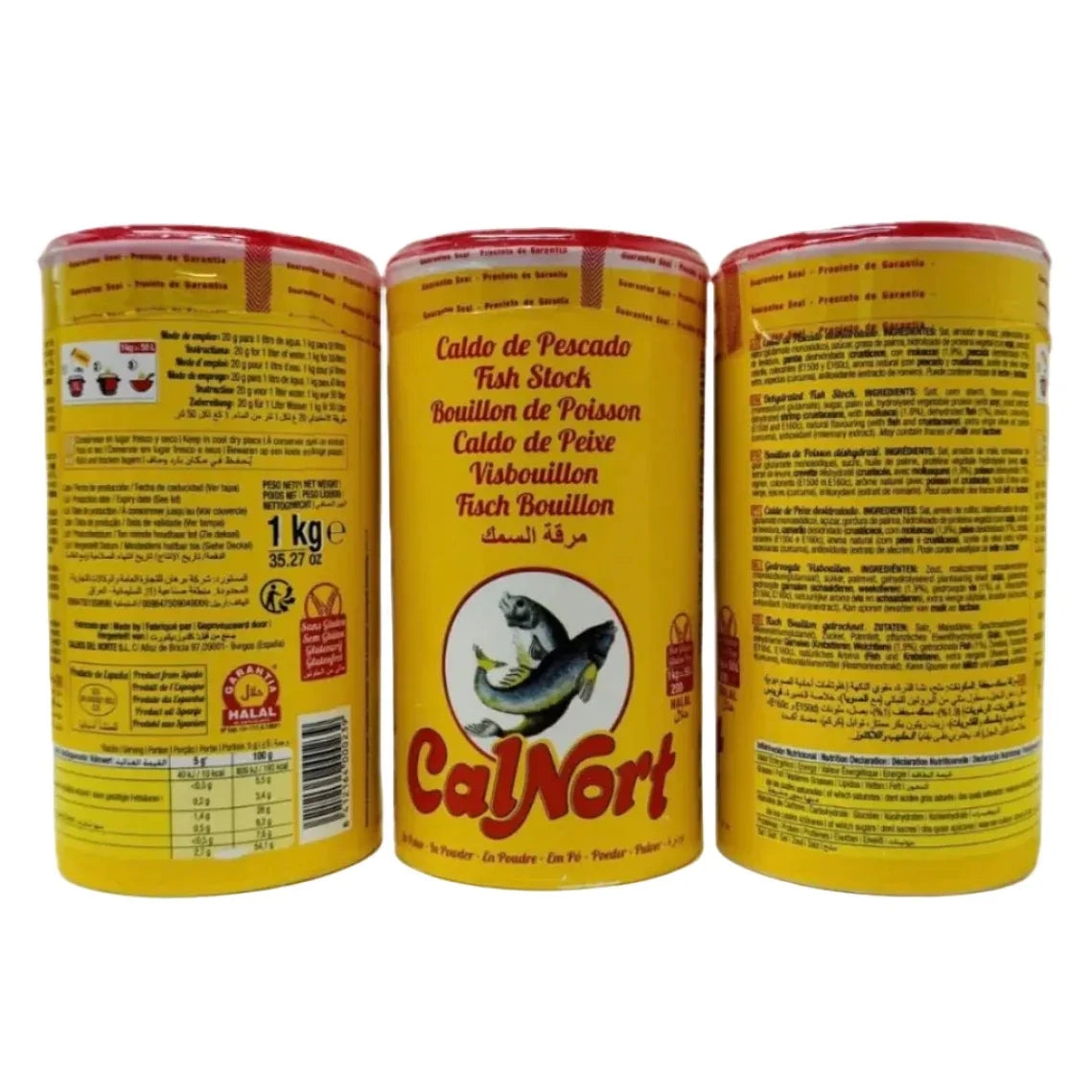 Бульйон рибний сухий CALNORT Fish Stock instant powder 1кг - KLIKAVKA