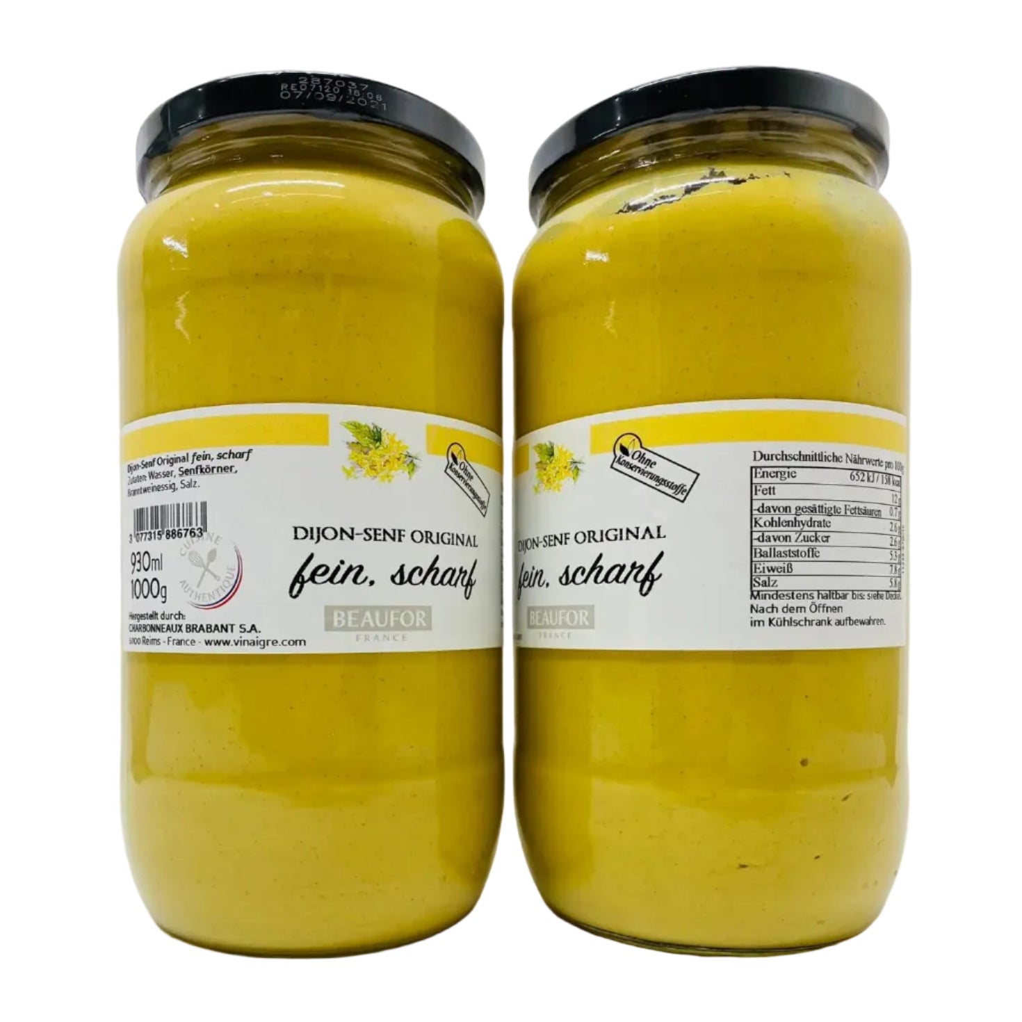 Гірчиця Діжонська BEAUFOR Dijon Mustard - KLIKAVKA