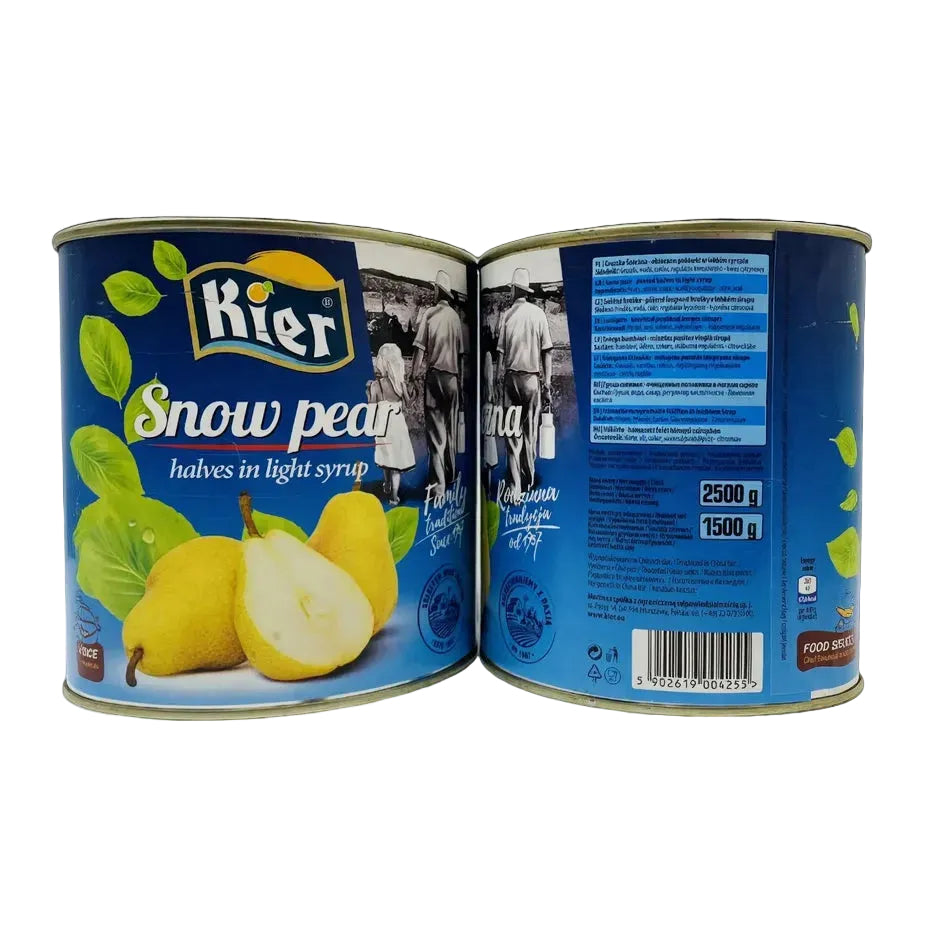 Грушa половинки у сиропі KIER Snow Pear halves in syrup - KLIKAVKA