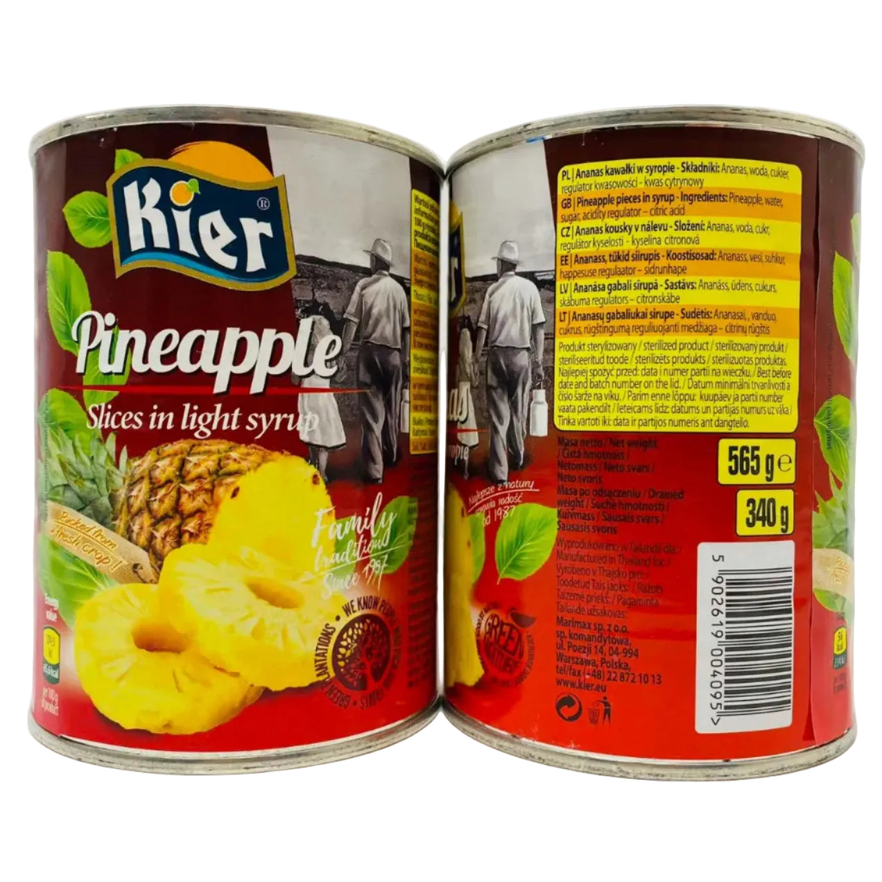 Ананас кільця у сиропі KIER. Pineapple slices in syrup - KLIKAVKA