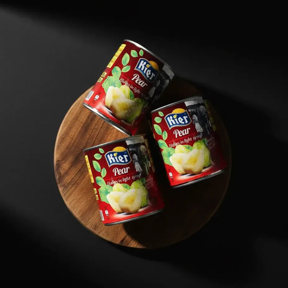 Грушa половинки у сиропі KIER Pear halves in syrup - KLIKAVKA