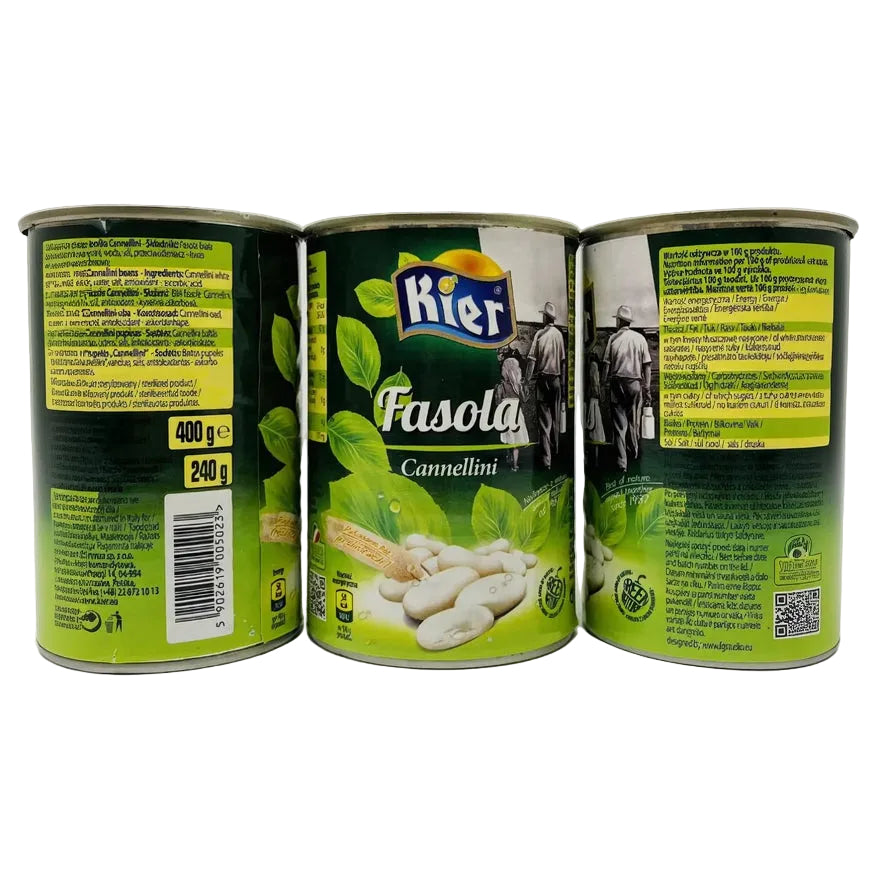 Квасоля біла у соусі KIER Beans Cannellini - KLIKAVKA