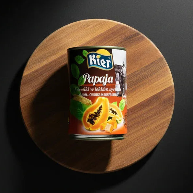 Папая KIER. Papaya chunks in syrup 420г/230г - KLIKAVKA