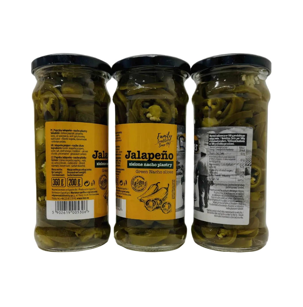 Перець Халапеньйо різаний KIER Green Nacho slices