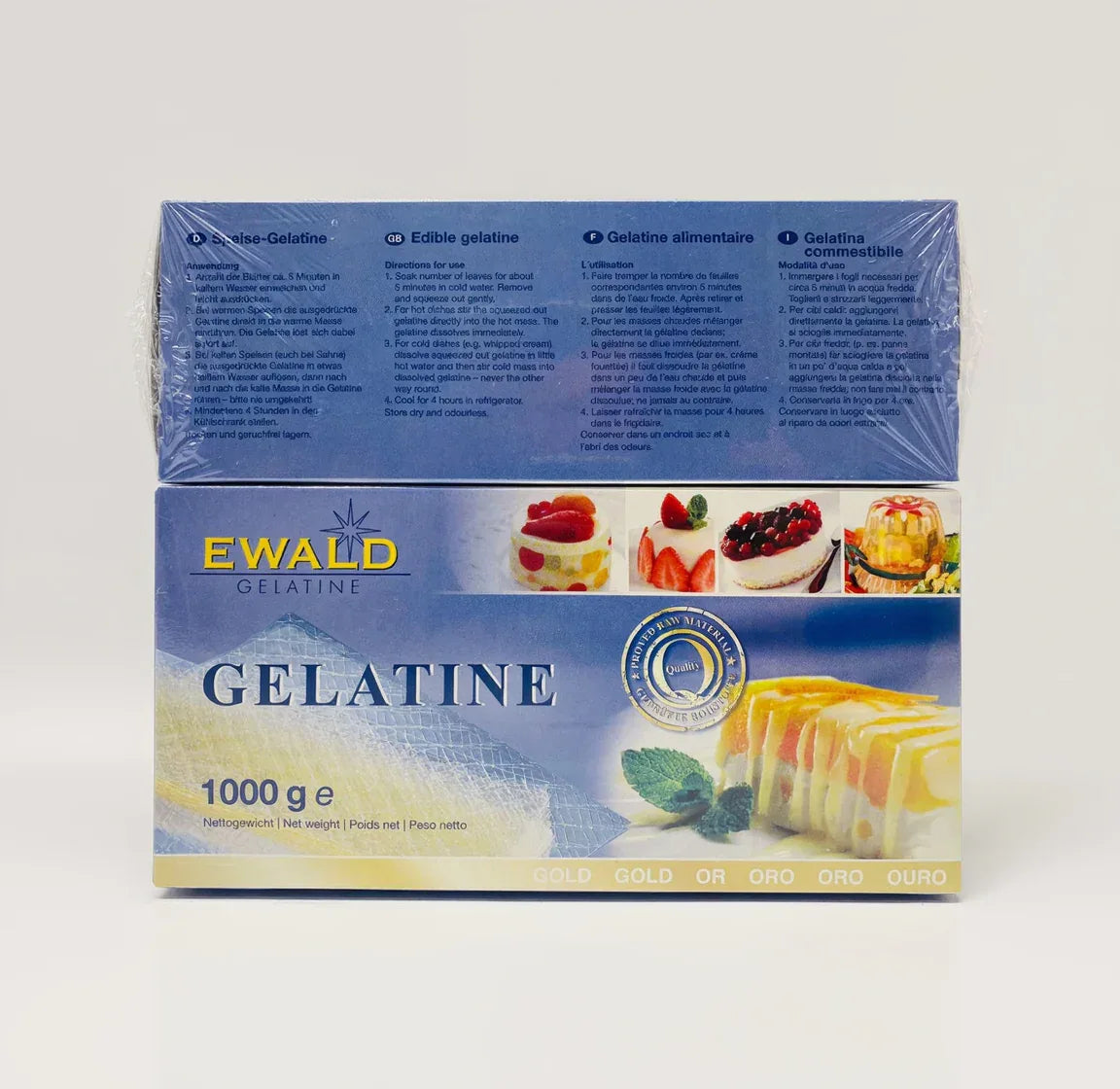 Желатин листовий EWALD GELATINE Gold - KLIKAVKA