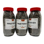 Лаванда сушена DELUXE з Угорщини у пластикових банках, фронтальний ракурс