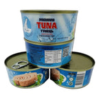 Тунець у власному соку 185грам POLAR Seafood у консервних банках, фронтальний ракурс